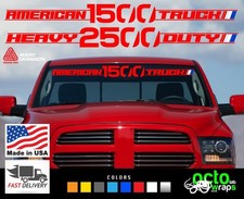 Fit Dodge Ram 1500 2500 Hemi Rebel Diesel Windshield Decal Sticker Accessories