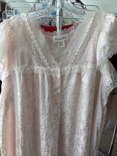 Vintage Christian Dior Nightgown Long Lace Size Large