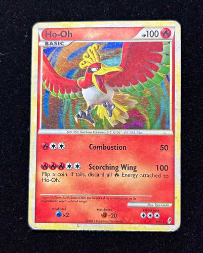Ho-Oh 9/95 Holo Rare Call of Legends 2011 Pokemon Card HP