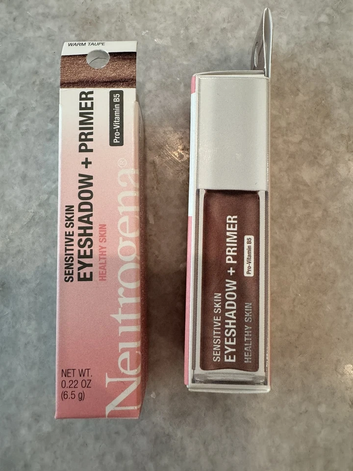 Neutrogena Sensitive Skin Eyeshadow + Primer - Warm Taupe .22oz X 2 - NEW - Image 3 of 4
