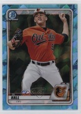 2020 Bowman Chrome Draft Sapphire Edition Aqua 3/20 DL Hall #BD-82 0os1