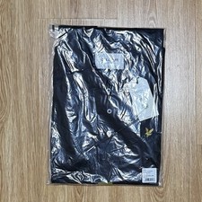 Lyle & Scott Men’s Golden Eagle Cotton Polo Shirt Medium M Black BNWT