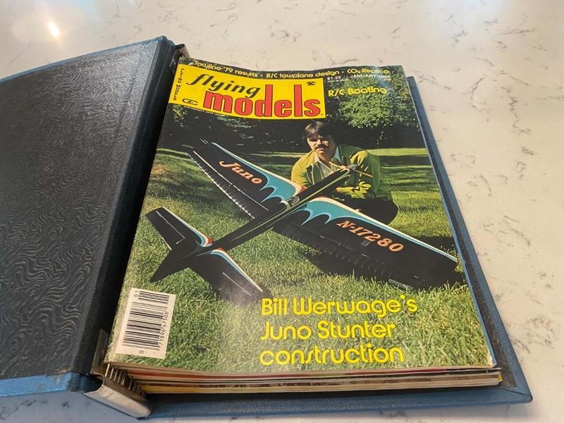 1980 Flying Models Full 12 Month Magazine Subscription, Model Airplanes