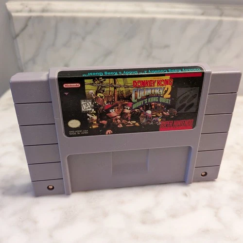 Donkey Kong Country 2: Diddy's Kong Quest (Super Nintendo SNES, 1995) Cart Only
