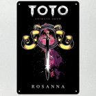 Vintage Toto Band Poster Tin Metal Signs Home Décor Wall Art 8x12