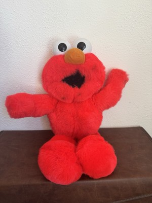 Vintage 1995 Tickle Me Elmo Sesame Street Original Tyco Plush Toy Doll Red Works