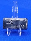 2.2oz Hand Poured .999 Silver Loaf Bullion Bar by MKC, antiqued