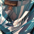 Bold Elements Size 2X Teal White Floral Sleeveless Cowl Neck Chain Jumpsuit — photo 5