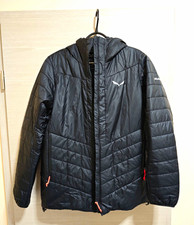 SALEWA TIROL WOOL RESPONSIVE Herren Outdoor Jacke Kapuze Schwarz Gr. L