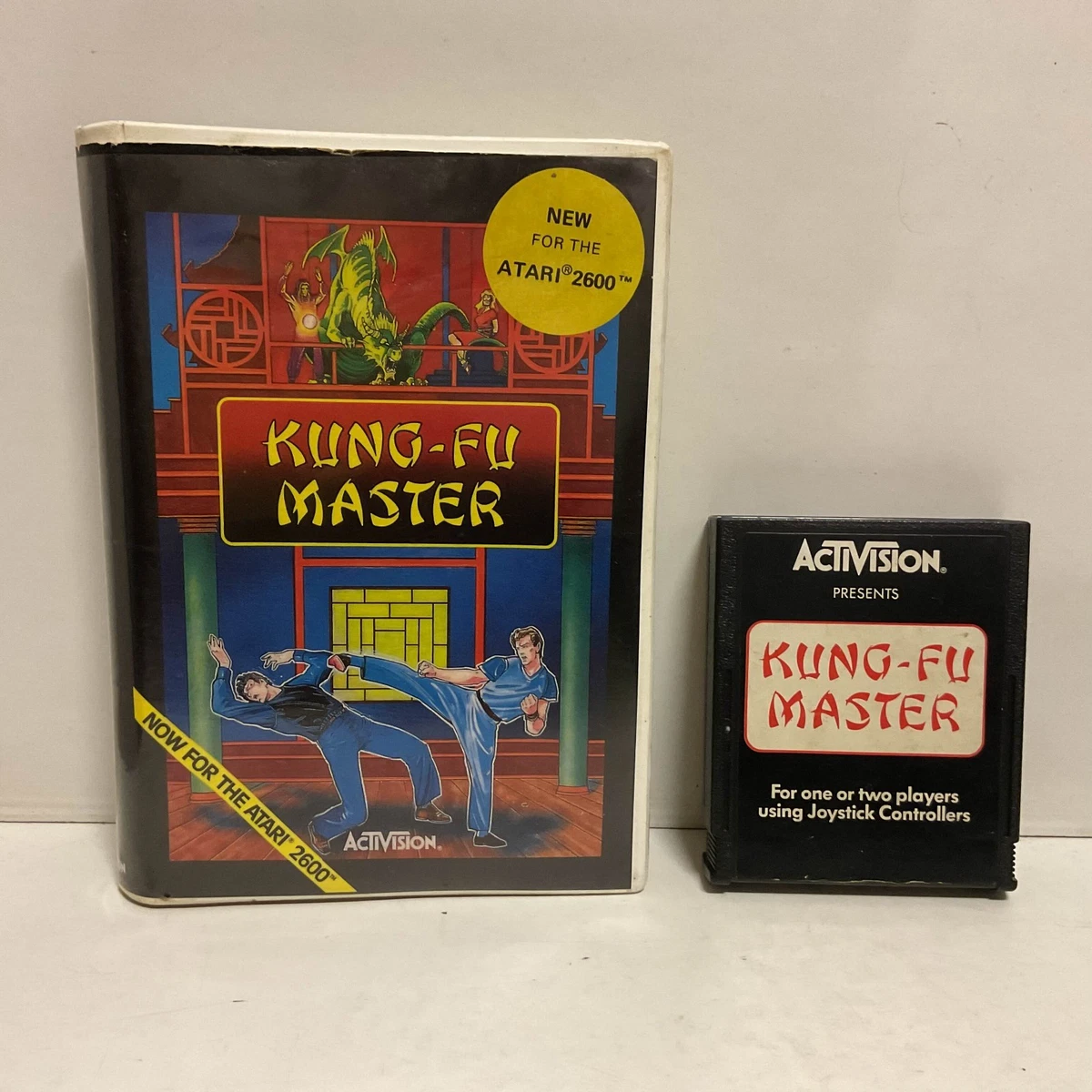 Jeu Atari 2600 Kung Fu Master - Version PAL Loose (sans Boîte) - État Correct