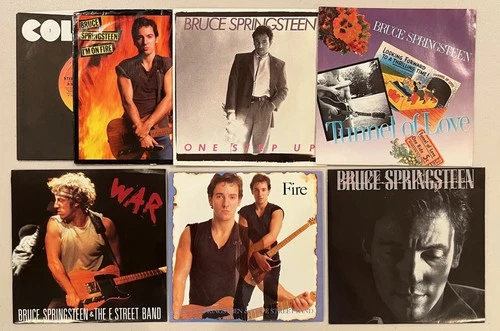 Bruce Springsteen 1984 – 1988 Lot of 6 U.S. Picture Sleeve 7-Inch Singles