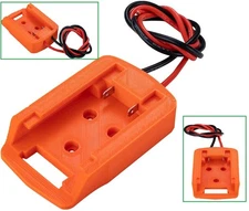 For  Black&Decker 20v Battery Adapter Holder dock w/ Wire Leads For Power NEW