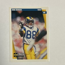 Upper Deck 1997 Collector's Choice Eddie Kennison ROOKIE CARD #255  . rookie card picture