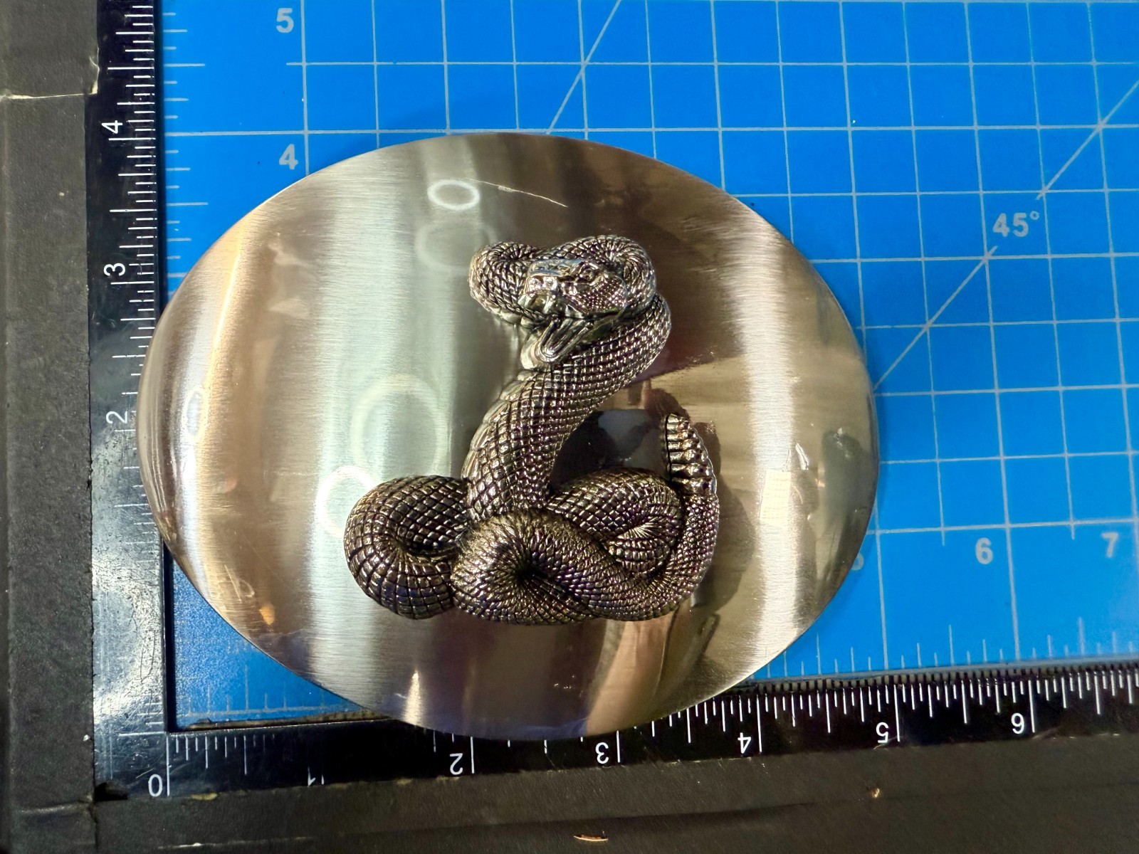 Snake Attacking Fangs Slithering Rattlesnake LARG… - image 7