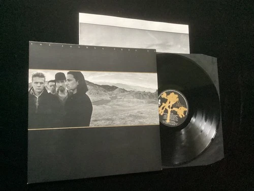 U2 - The Joshua Tree - Original UK Gatefold Vinyl LP + Black Inner & Poster - Ex