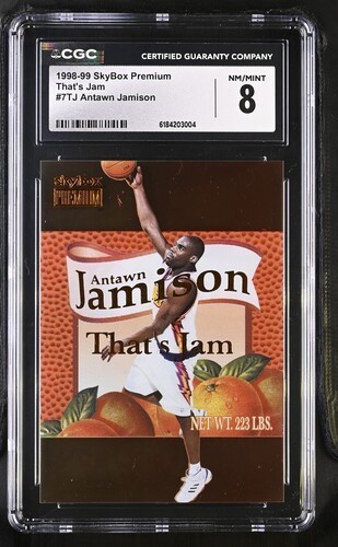 1998-99 SkyBox Premium That's Jam 7TJ Antawn Jamison CGC 8