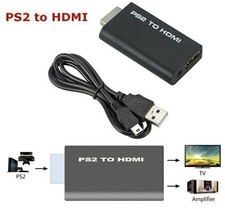 PlayStation 2 PS2 to HDMI Converter Adapter Adaptor Cable HD RCA AV Video Audio