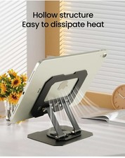 Heavy Duty Foldable Metal Tablet Stand   Universal Adjustable Holder   NEW