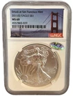 2011-(S) American Silver Eagle $1 Dollar Coin One Troy Ounce 0.999 Fine NGC MS69