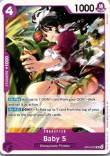 Baby 5 UC The Azure Sea's Seven Release Event Cards OP14-072 NM