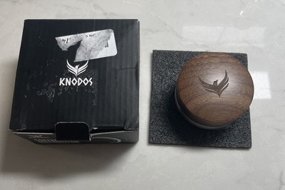 KNODOS Espresso Distribution Tool 51mm Coffee Distributor - Walnut