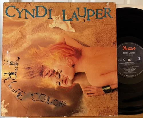 Cyndi Lauper True Colors Vinyl LP Portrait OR 40313 1st Pressing Change of Heart