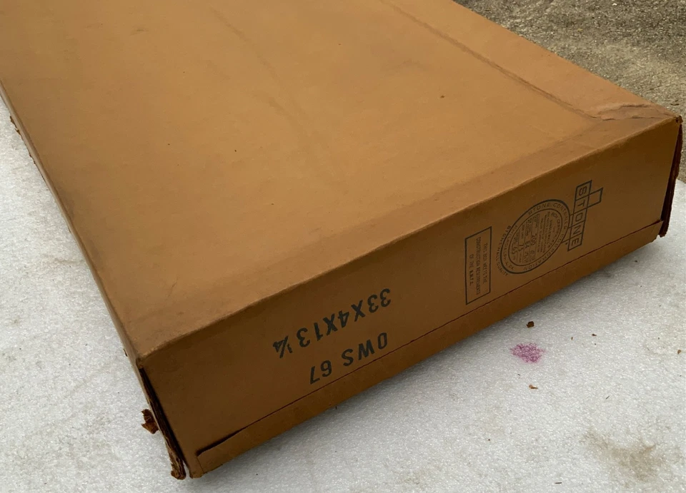 Saias traseiras de metal NOS Foxcraft para 1967 Oldsmobile excpt 98, F85, St Wgn - Imagem 3 de 4