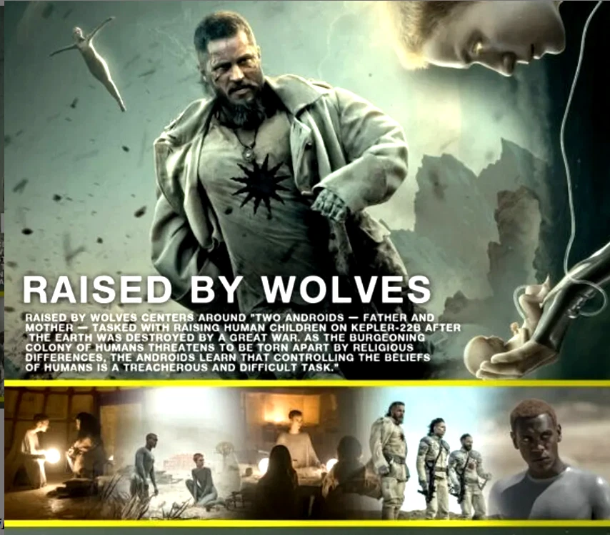 Raised By Wolves | Complete Seasons 1-2 (2020)TV Series All Region Free Shipping - Image 4 of 4
