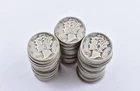 Mercury Silver Dimes Lot of 50 - 1916-1945 S Mint