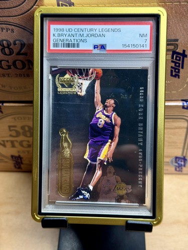 1999 Upper Deck Century Legends Generations Kobe Bryant/Michael Jordan PSA 7