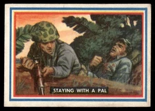 Fighting Marines 1953 Military War Topps Card #58 (EX Minor Corner Wear)