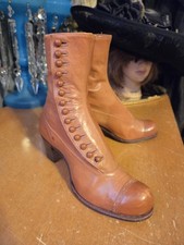 Authentic NOS antique "Smith's Sterling Shoes" lady's high-top button Boots