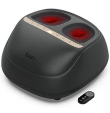 Ibreo Shiatsu Foot Massager Machine with Heat Electric Massage, wireless Remote