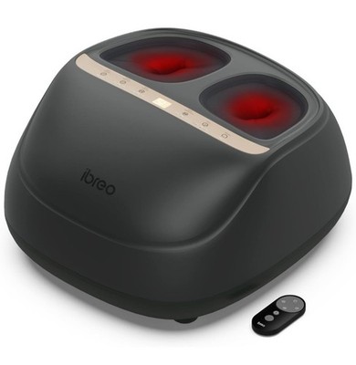 Ibreo Shiatsu Foot Massager Machine with Heat Electric Massage, wireless Remote