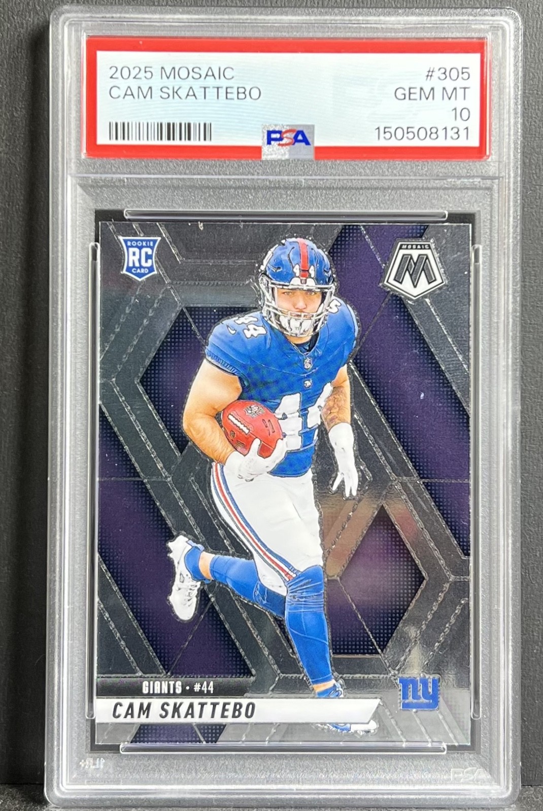 2025 Panini Mosaic - Rookies Cam Skattebo #305 (RC)