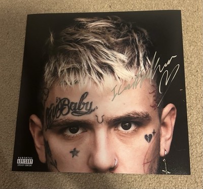 ILOVEMAKONNEN SIGNED EVERYBODYS EVERYTHING ALBUM COVER 12x12 PHOTO LIL PEEP