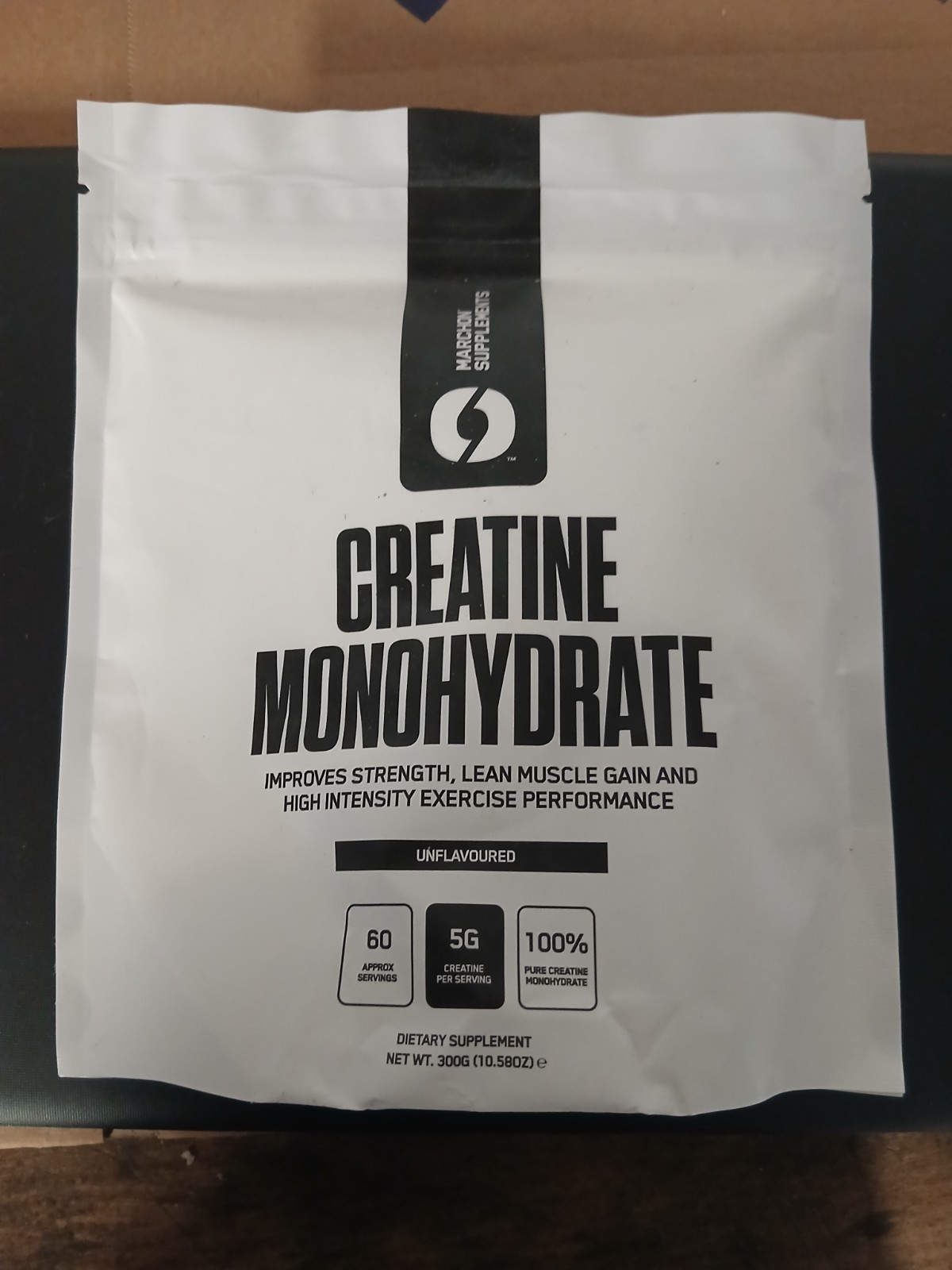 Marchon Supplement Creatine Monohydrate 300g Unflavoured New Sealed Exp: 08/2026