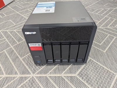 QNAP TS-563 NAS Server with 8GB RAM and 15TB Storage