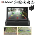 Essgoo 170° reversing system car camera with 4.3 inch HD color monitor 12V car motor vehicle