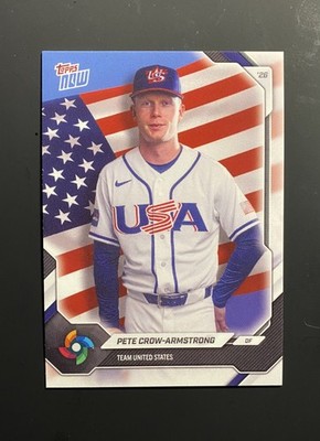 2026 Topps Now Team USA Pete Crow-Armstrong USA08