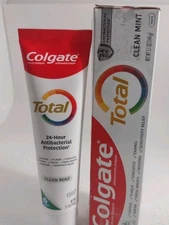 Colgate Total Active Prevention Whitening Toothpaste, Mint, 2 Pack, 5.1 oz