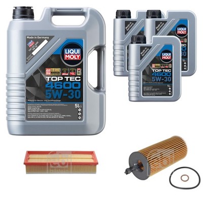 FEBI BILSTEIN Inspektionspaket 8L Liqui Moly Top Tec 4600 5W-30 für BMW X3 F25