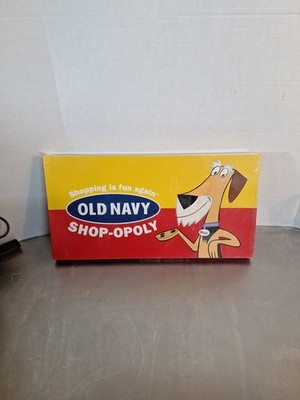 Old Navy Shop-Opoly Board Game 2001 Rare Promotional Monopoly Style - NEW SEALED