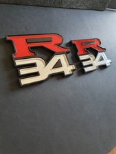 Nissan Skyline R34 Badge Set Gtt R34 Gt-t