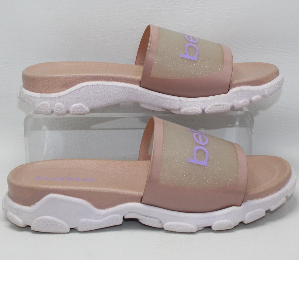 bebe Glitter Slide Sandals for Women for sale | eBay