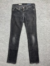 Adriano Goldschmeid The Stevie Pants Women's 26r Black Corduroy Slim Leg