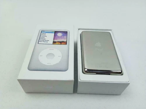New Apple iPod Classic 7th Generation 160GB Black Silver Mp3 Player