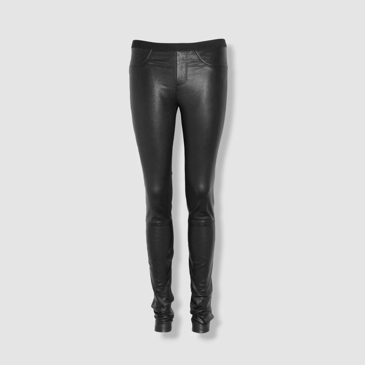 Helmut lang patent leather pants deals