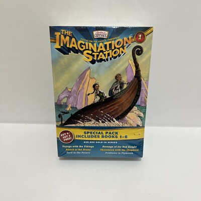 NEW Adventures in Odyssey Imagination Station Set of 6 Books Pack 1 2 3 4 5 6
