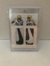 Randall Cobb/TY Montgomery 2015 Panini National Treasures Dual Brand Logo